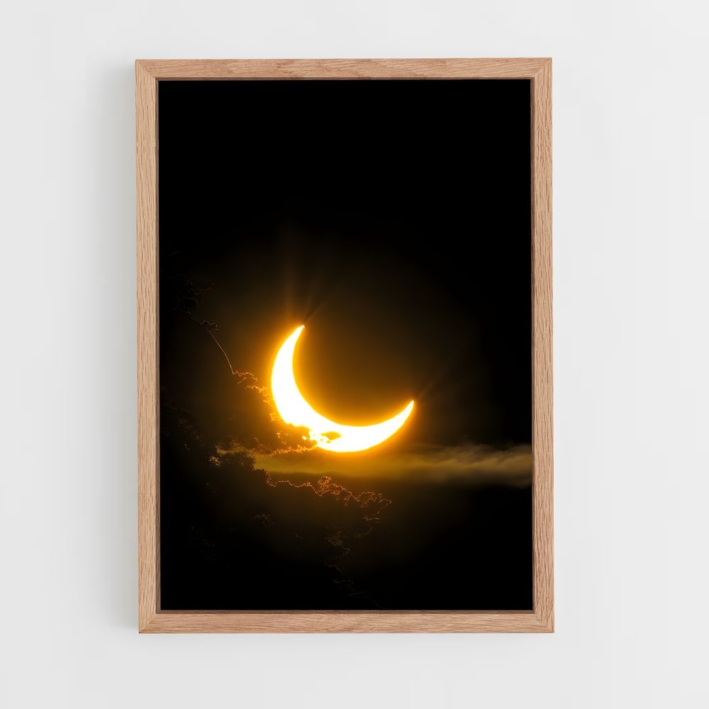 Poster Lune et Soleil – affiche Système solaire (vue 4)